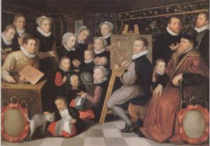 VEEN, Otto van Surrounded by His Household (mk05) oil painting image